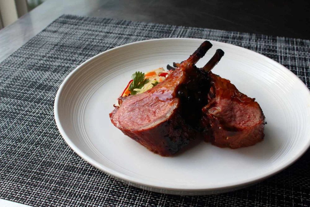 Korean Barbecued Rack of Lamb