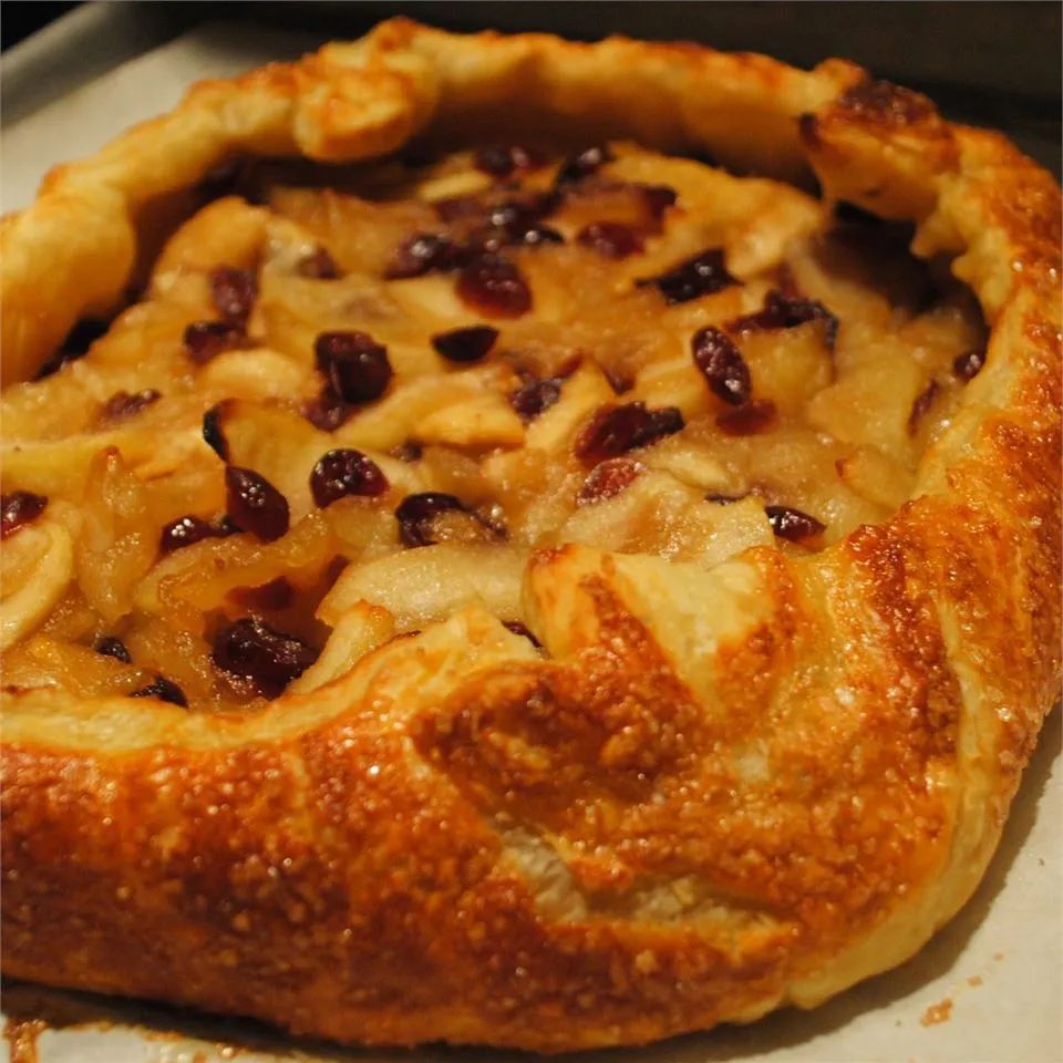 Apple-Cranberry Crostada