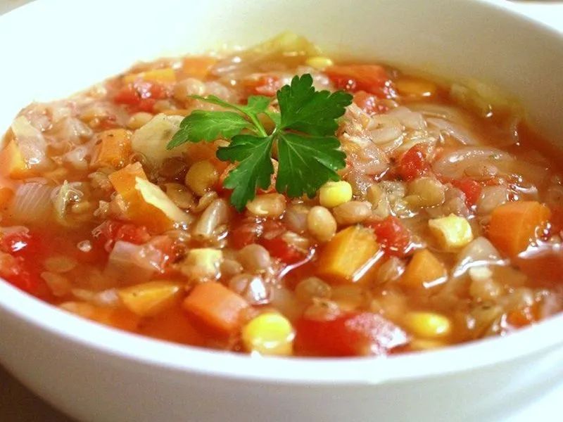 Winter Lentil Vegetable Soup