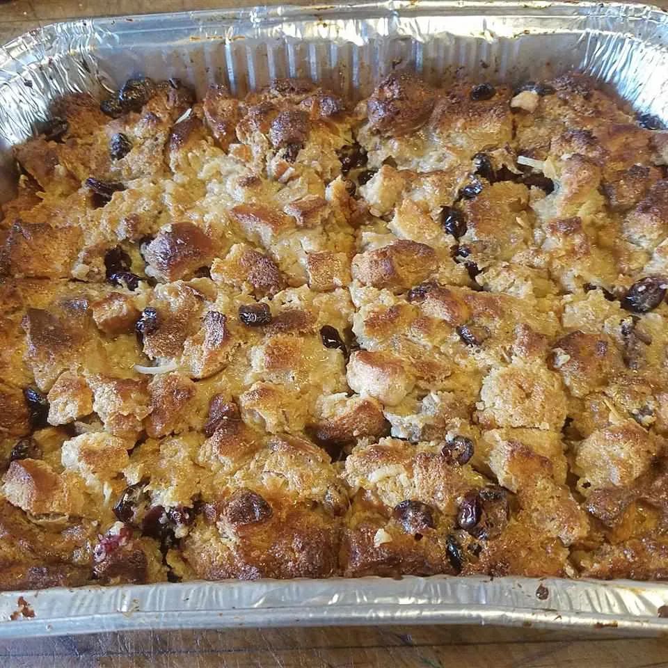 Walnut Banana Bread Pudding