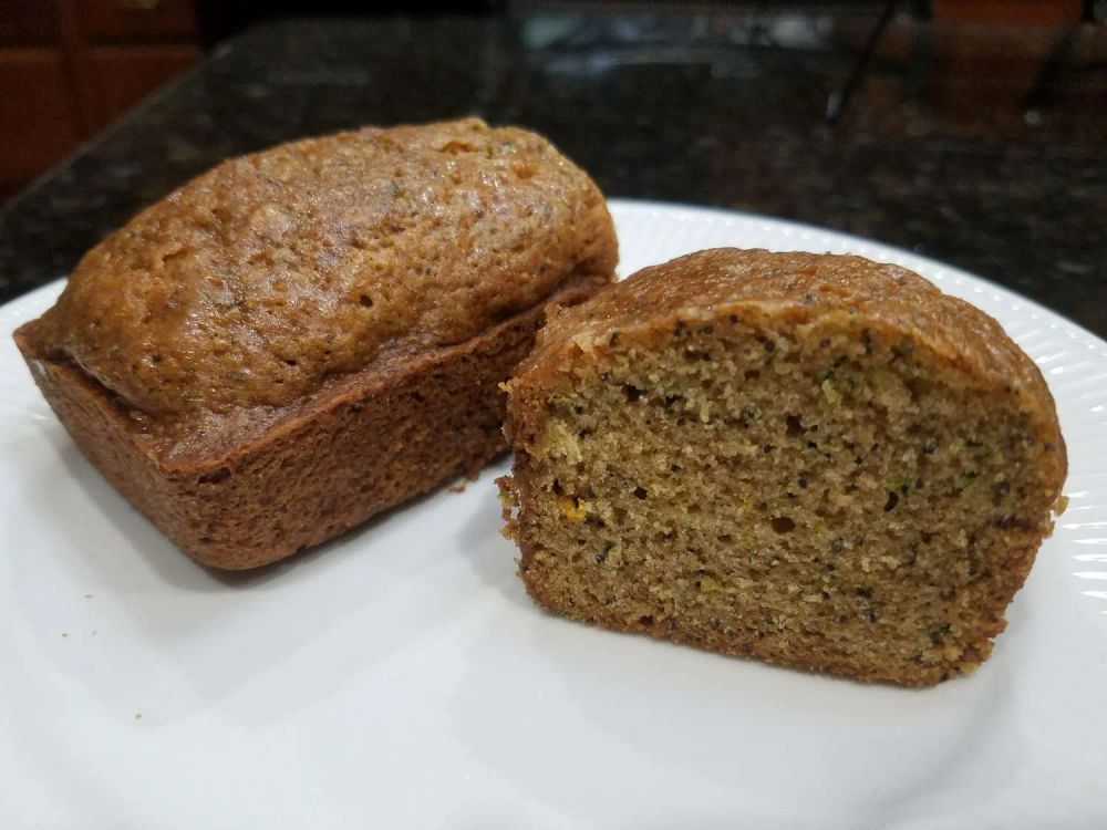 Orange Poppy Seed Zucchini Cake