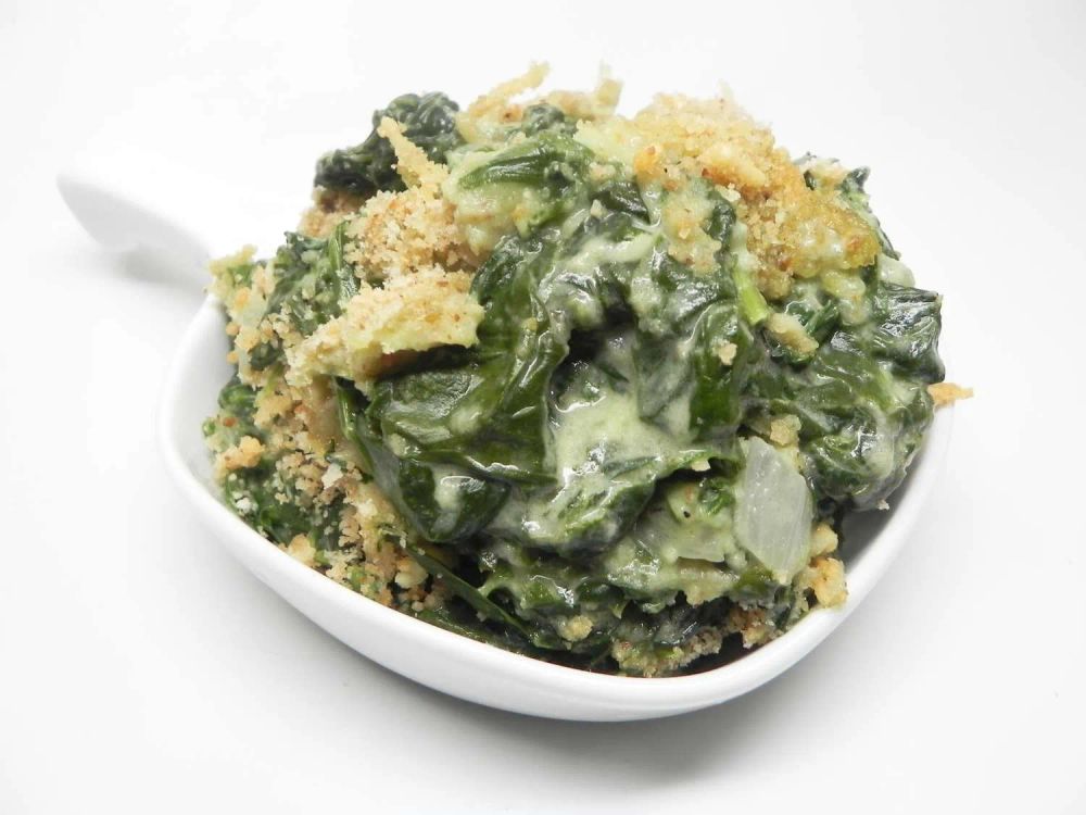 Fresh Spinach Gratin