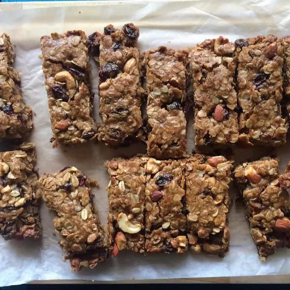 Gingerbread Granola Bars