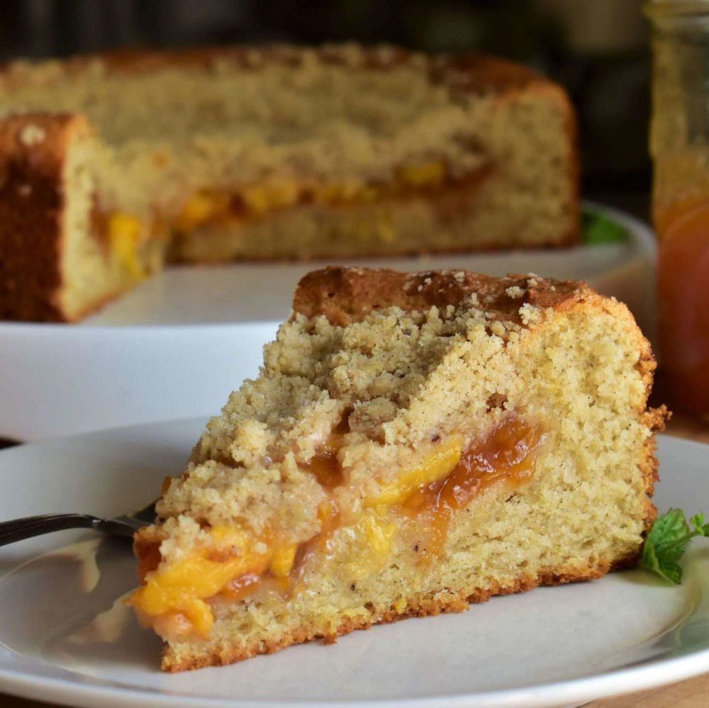 Peach Jam Coffee Cake