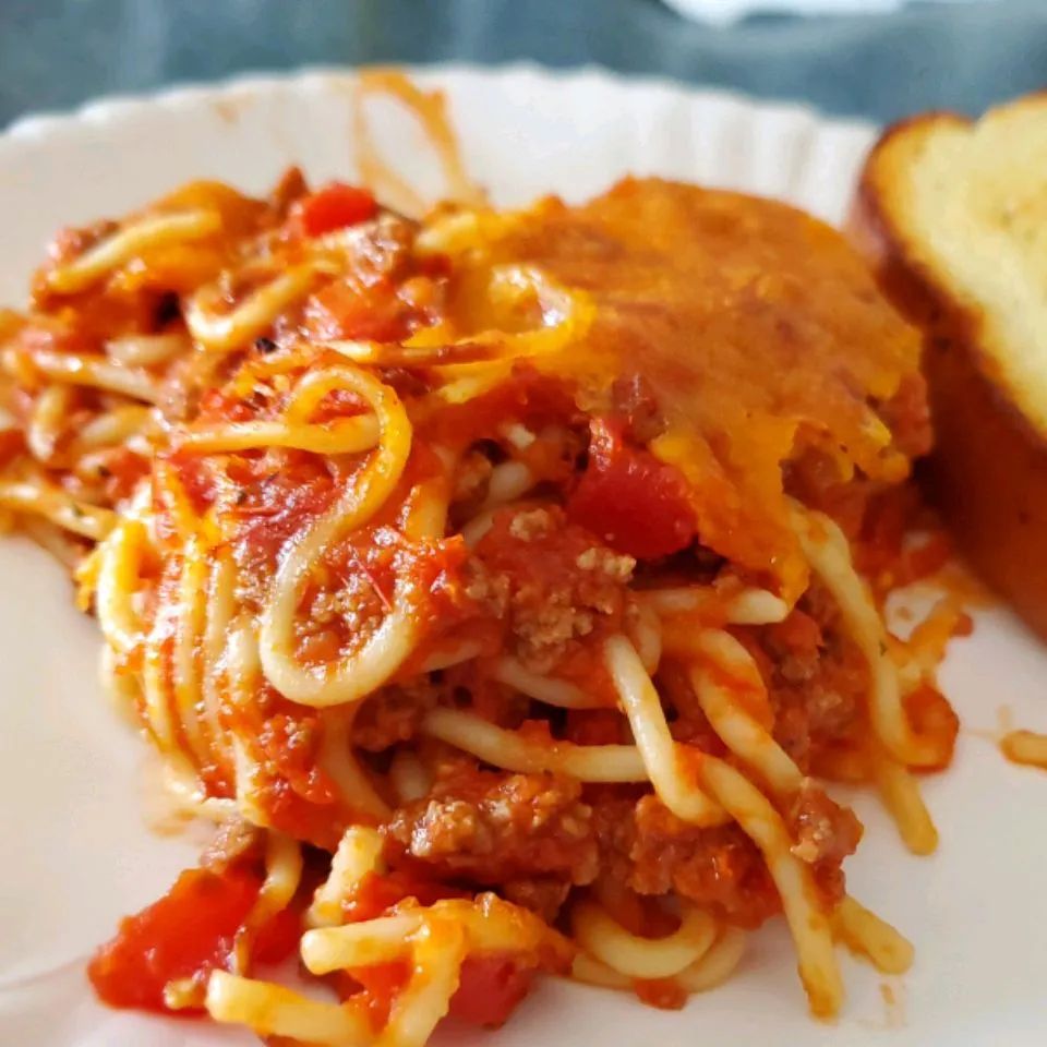 Basic Baked Spaghetti