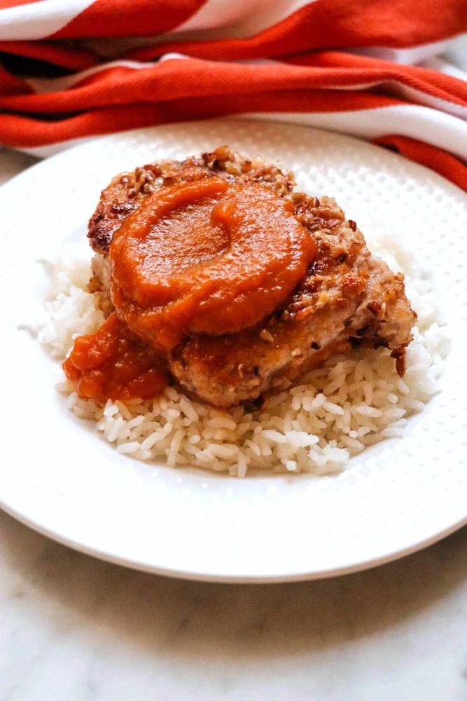 Pecan-Crusted Pork with Pumpkin Butter