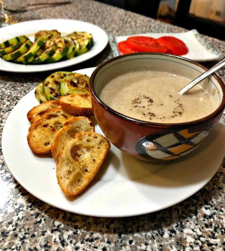 Creamy Chanterelle Mushroom Soup