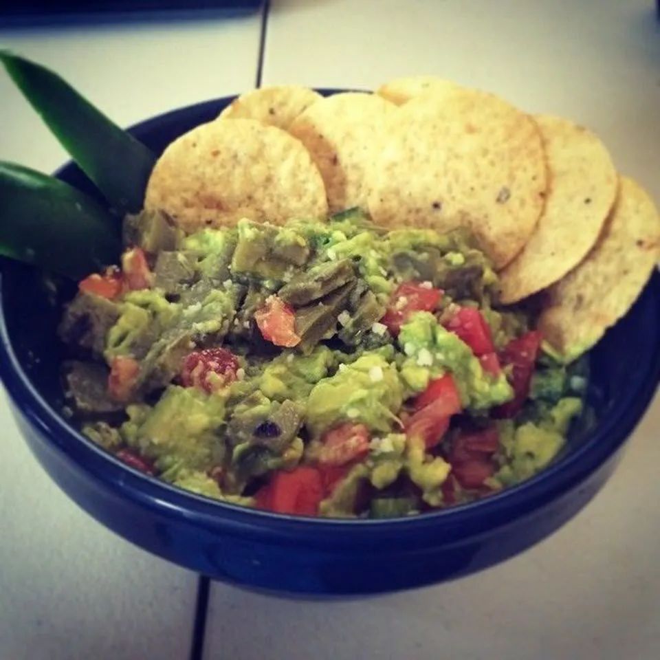 Guacamole with Nopales (Mexican Cactus)