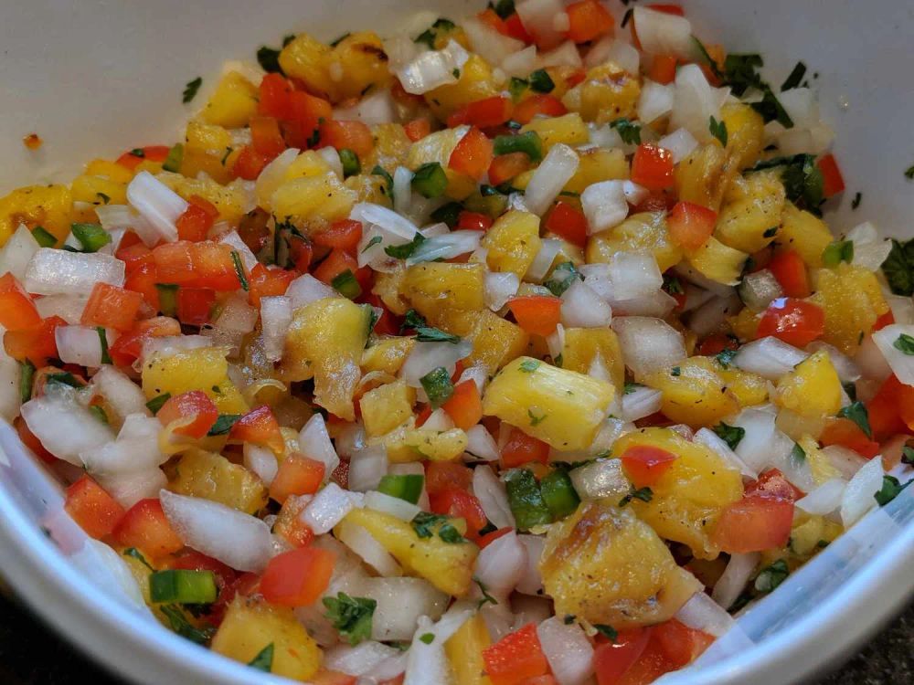 Grilled Pineapple Salsa