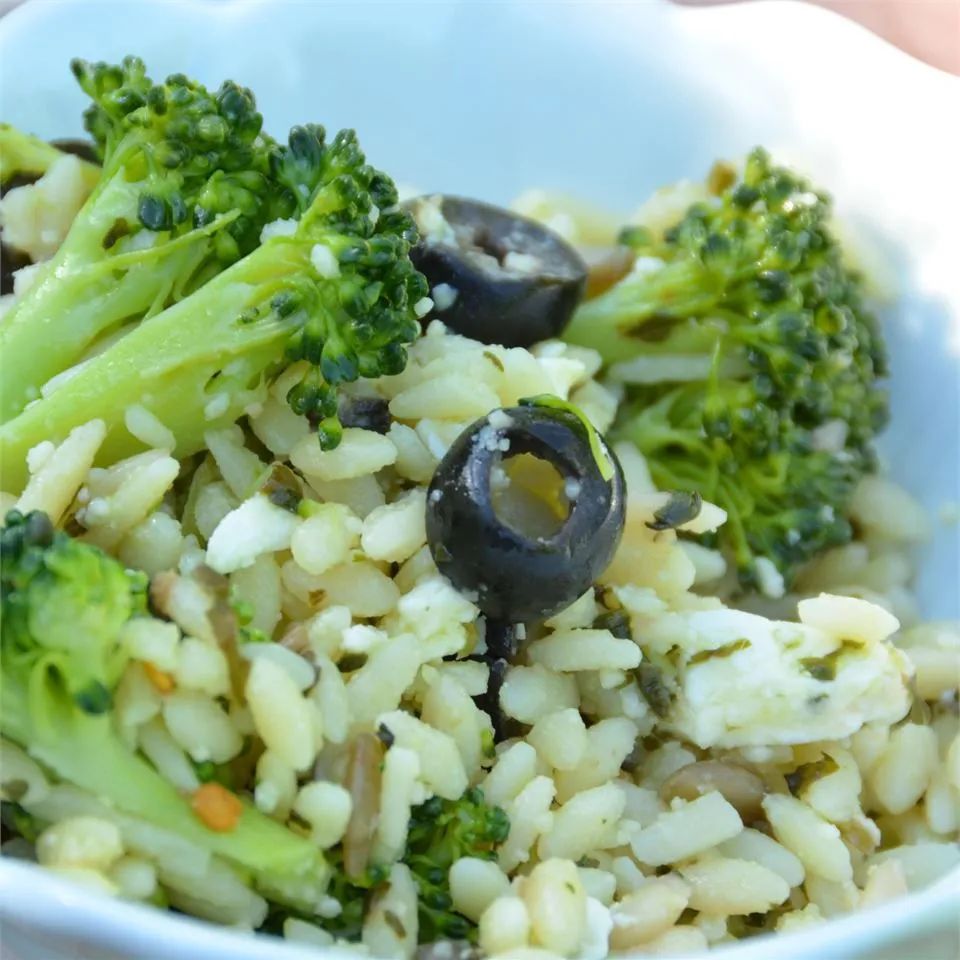 Orzo and Broccoli Salad (No Mayo)