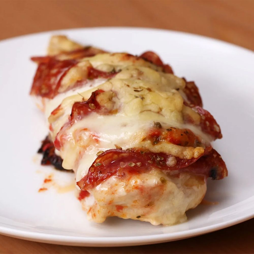 Hasselback Pizza Chicken