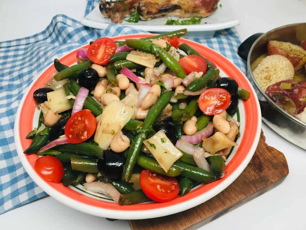 Cold Green Bean and Artichoke Salad