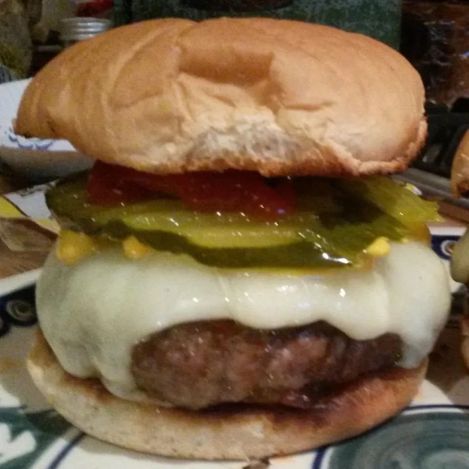 Bacon Cheeseburgers with Steak Sauce