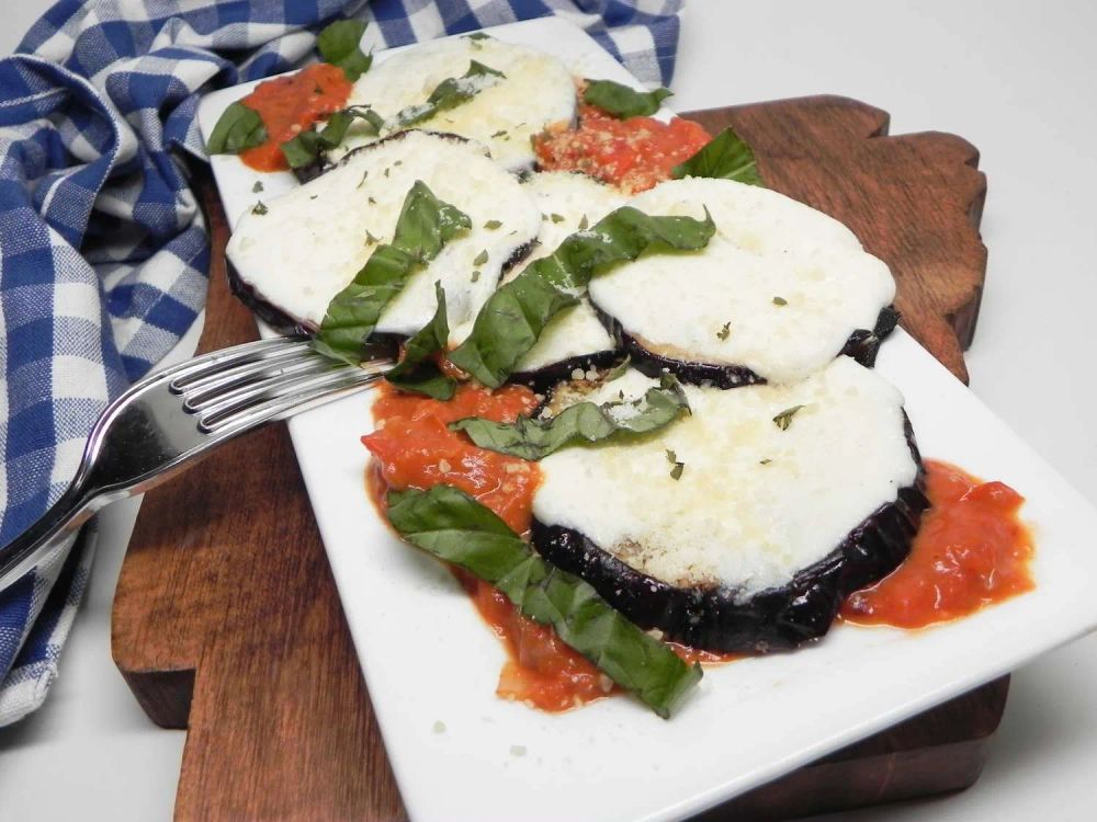 Grilled Eggplant Parmesan