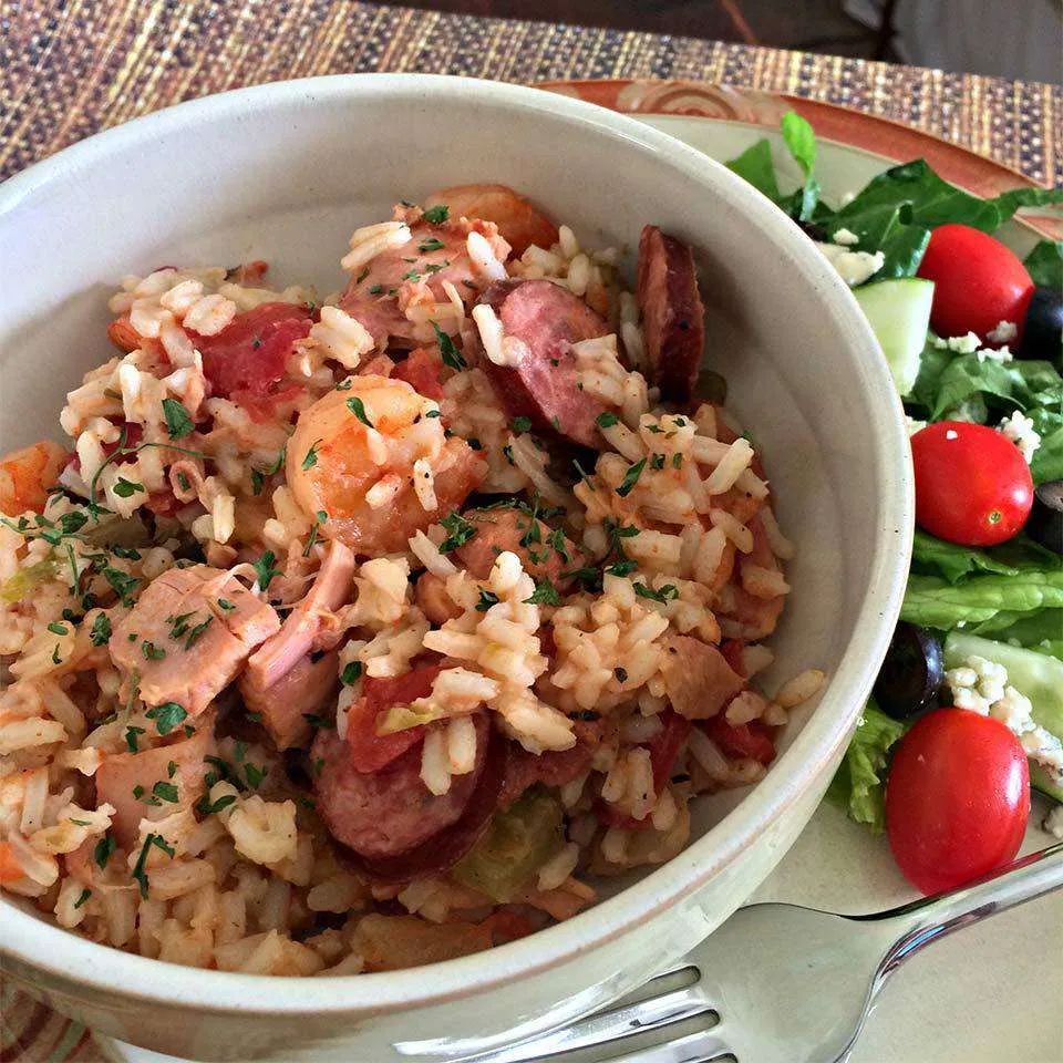 Simple Slow Cooker Jambalaya