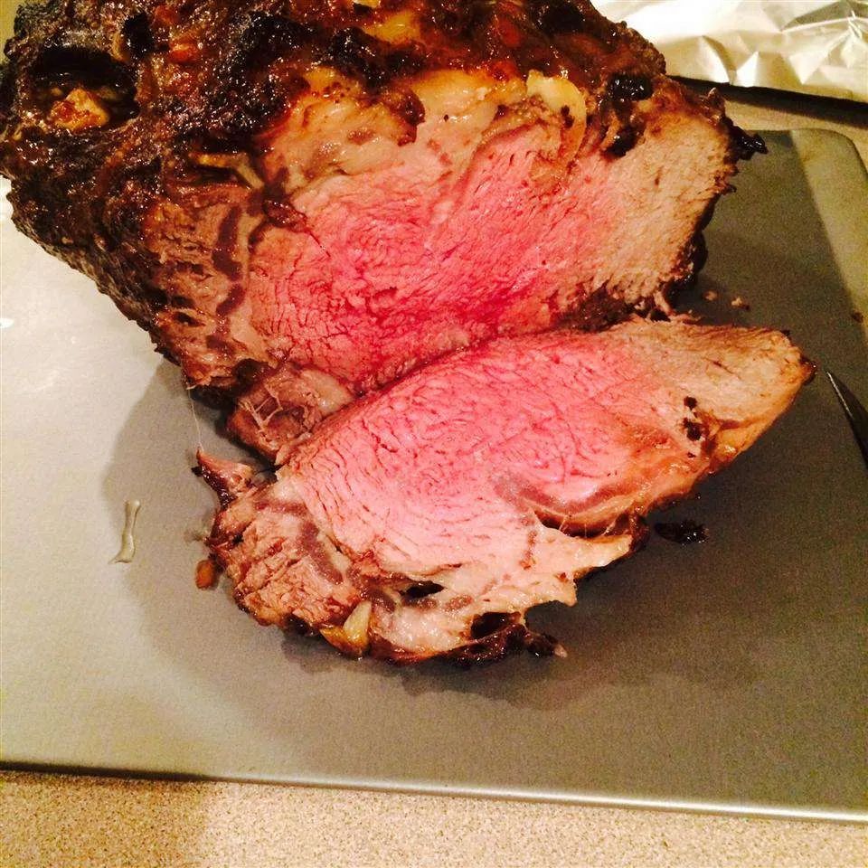 Brian's Garlicky Prime Rib