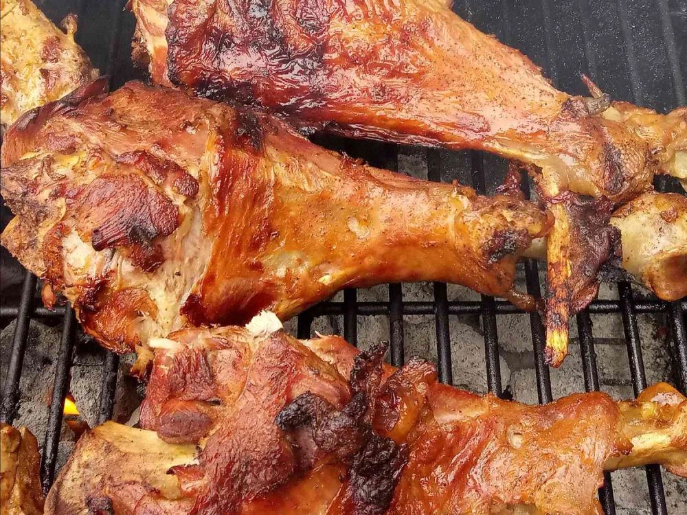 Grilled Turkey Legs