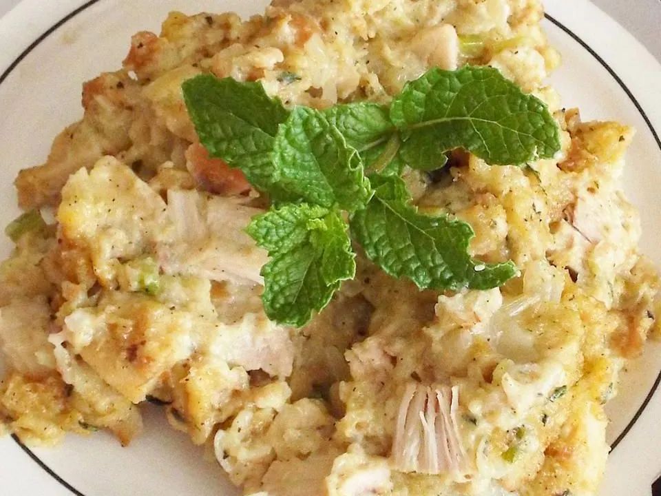 Chicken and Dressing Casserole