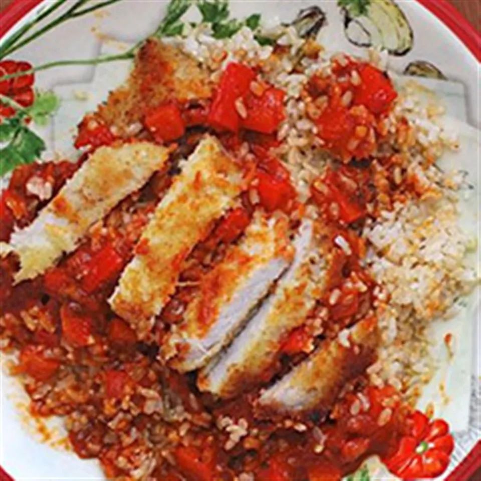 Chicken Cacciatore Rice Bowl