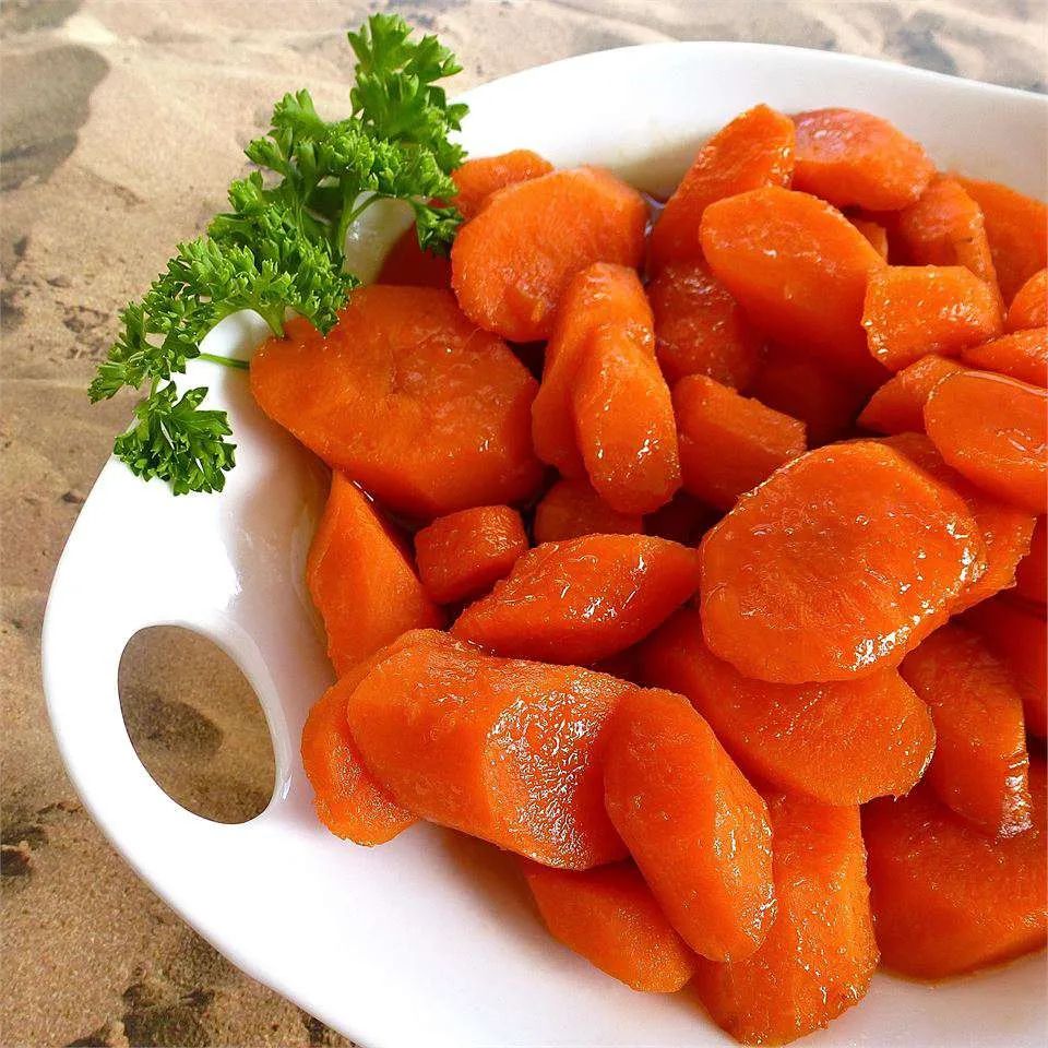 Bourbon Glazed Carrots