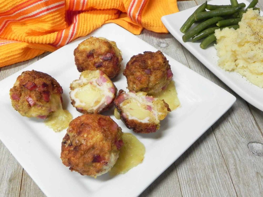 Chicken Cordon Bleu Bites