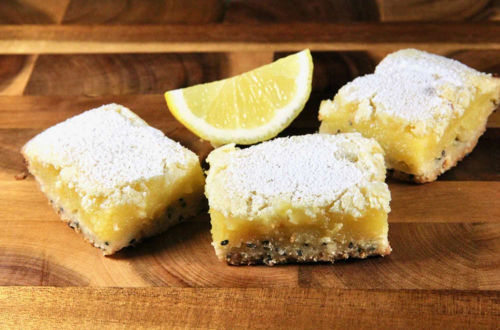 Poppy Seed-Lemon Bars