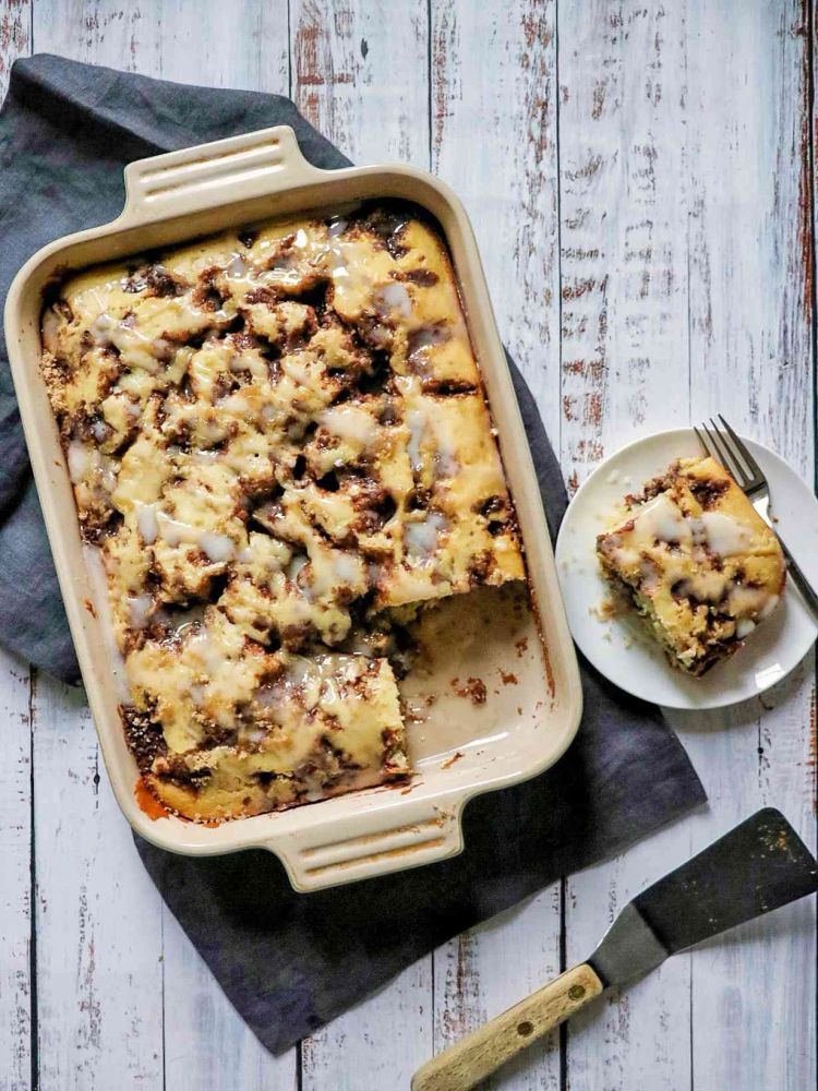 Cinnamon Roll Swirl Coffee Cake