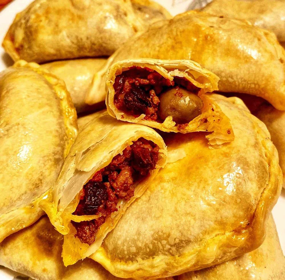 Beef Empanadas with Olives and Raisins