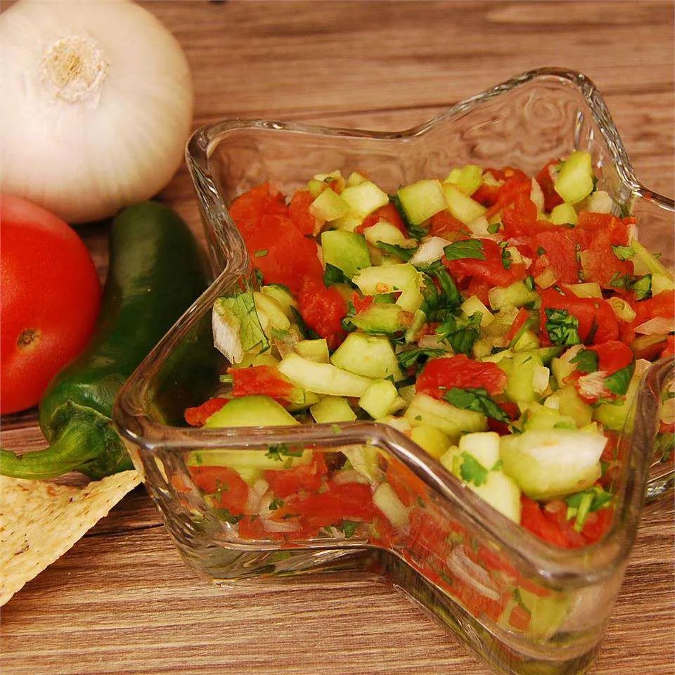 Fresh and Light Cucumber Salsa