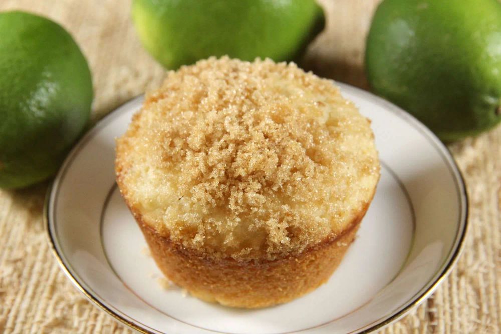 White Chocolate-Lime Muffins