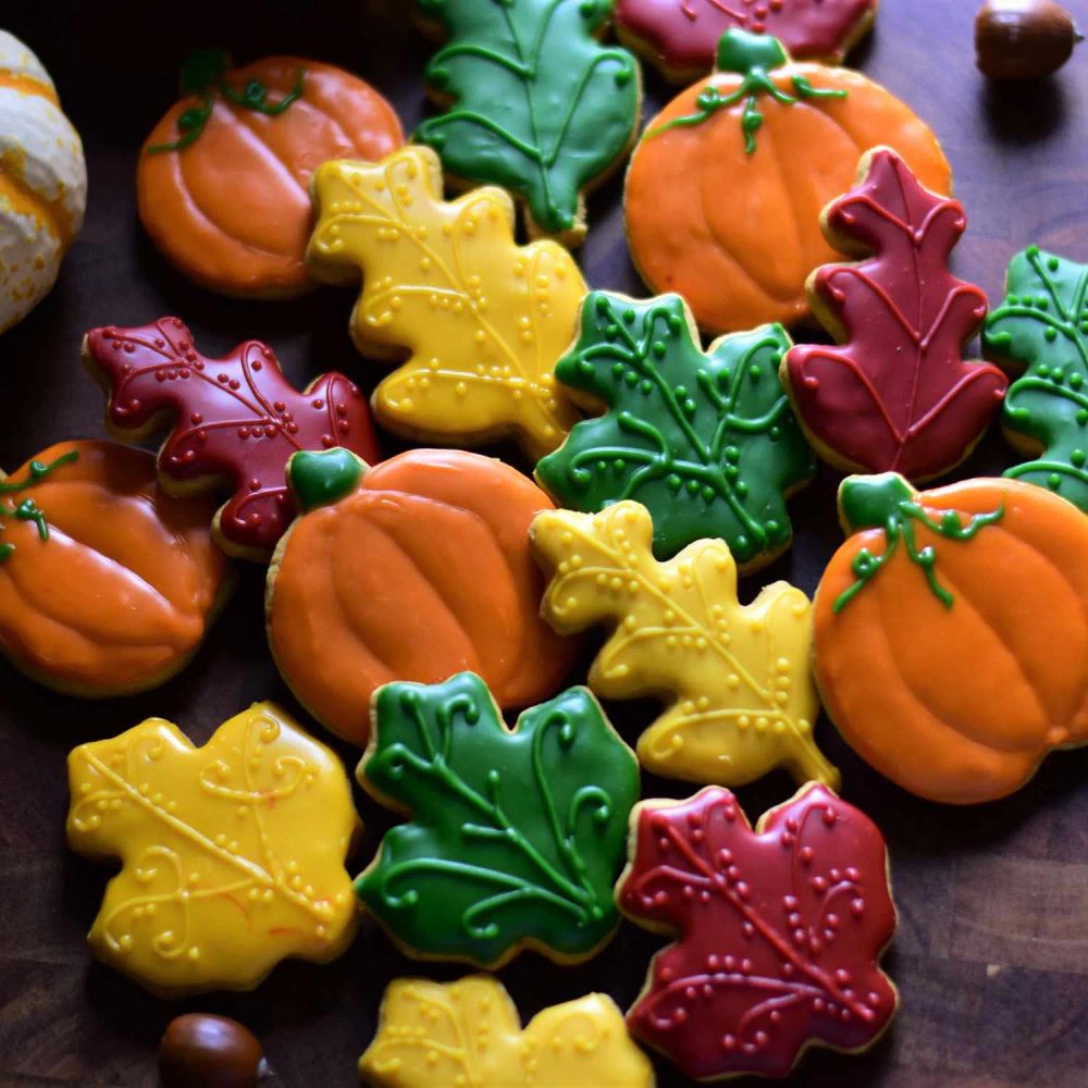 Pumpkin Sugar Cookies