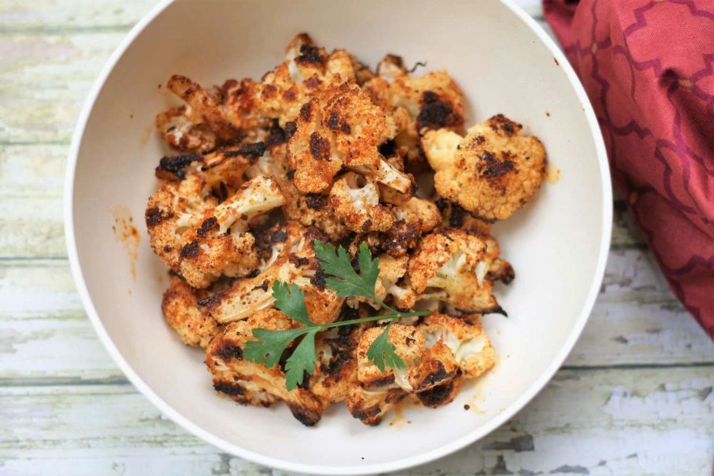 Seasoned Roasted Cauliflower