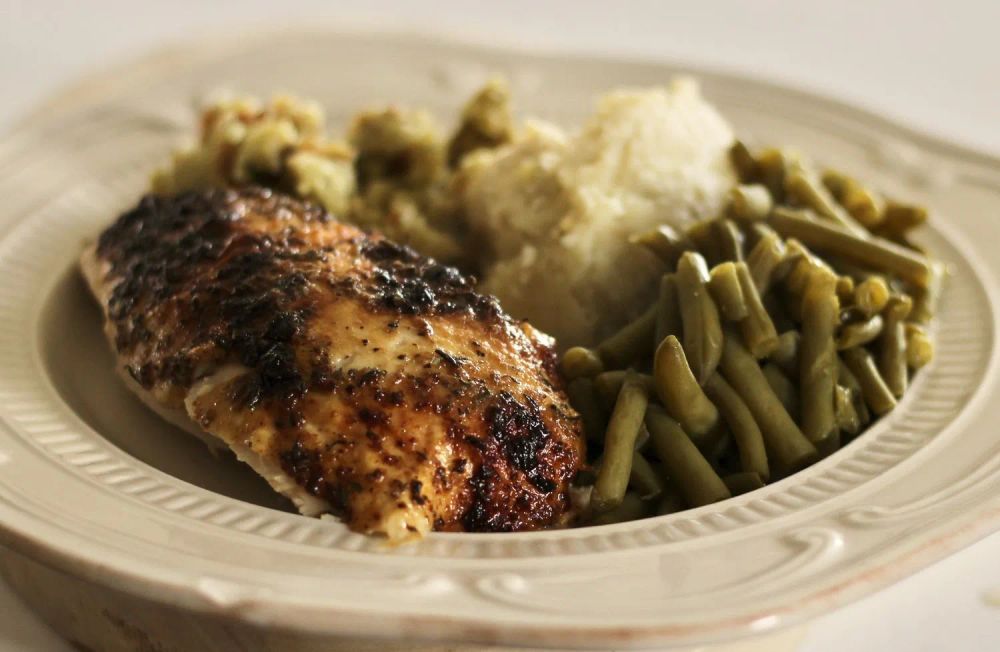 Lemon-Pepper Roast Chicken