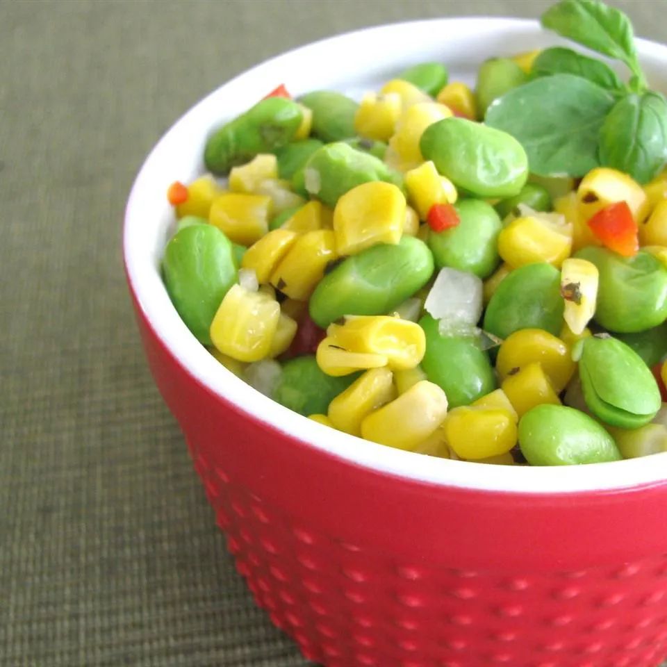 Grilled Corn and Edamame Succotash Salad