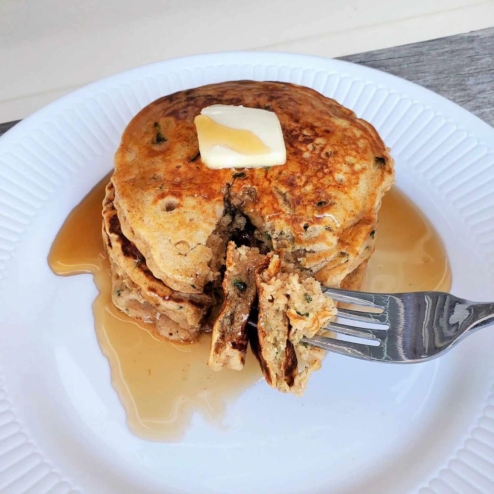 Zucchini Bread Pancakes