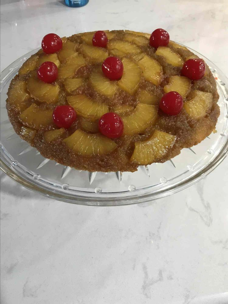 Pineapple Upside-Down Cake (Gluten Free)