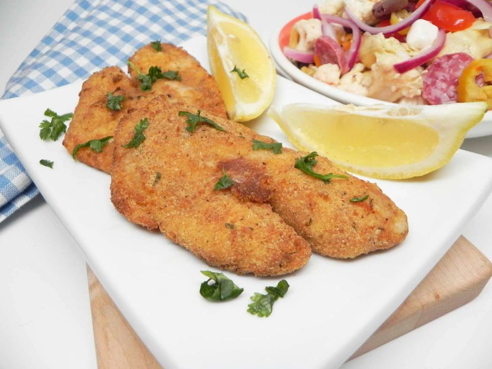 Air Fryer Tilapia Milanese for Two