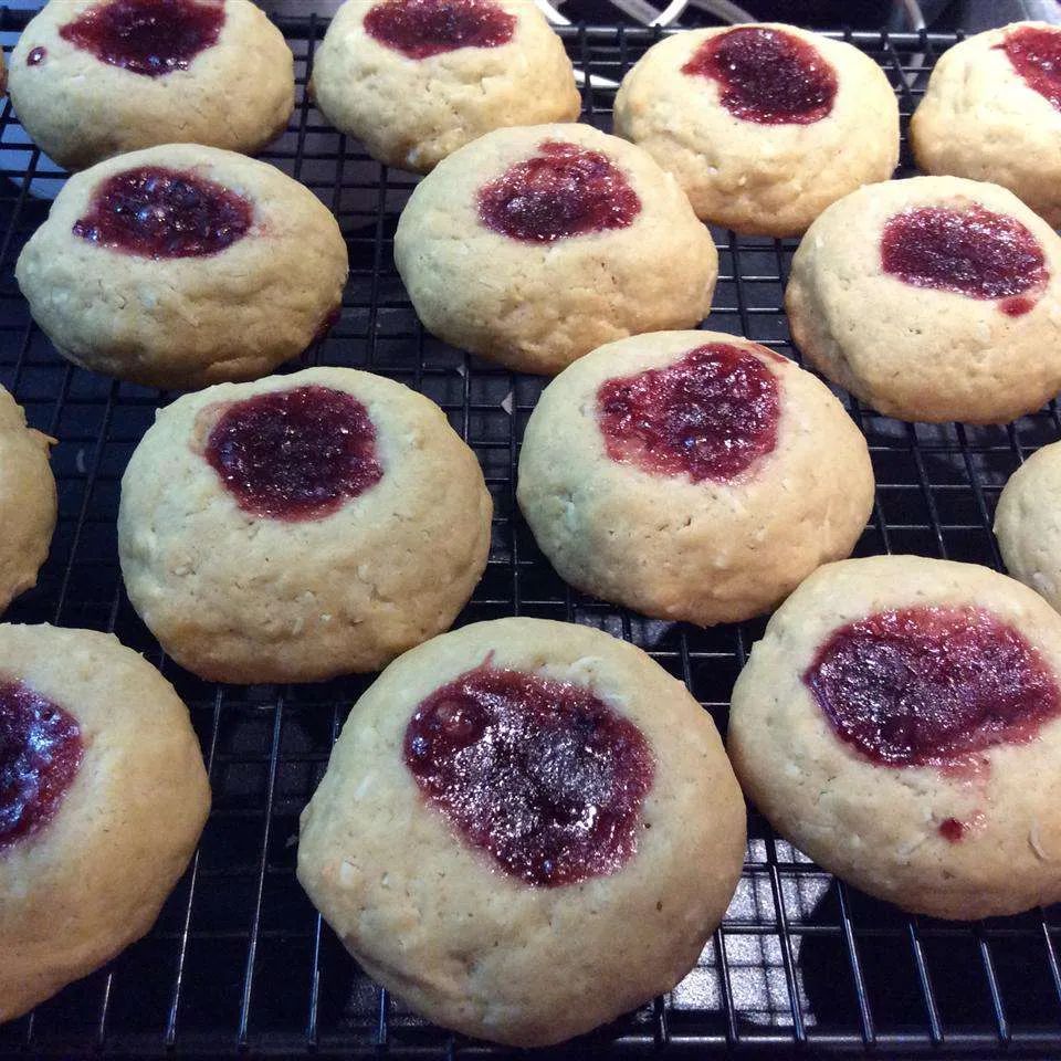 Coconut Raspberry Cookies