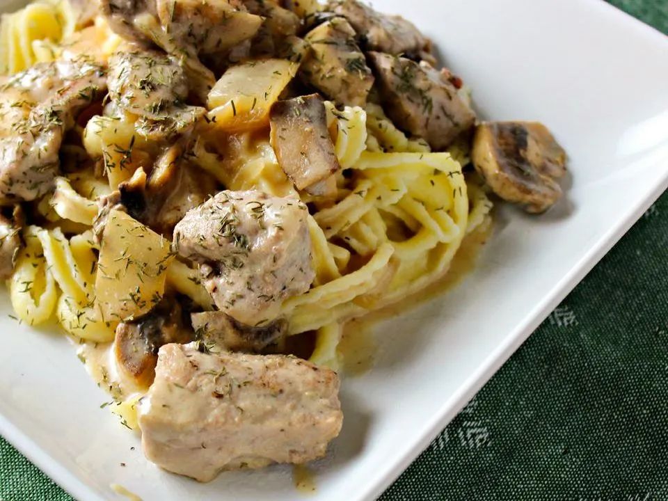 Pork Stroganoff