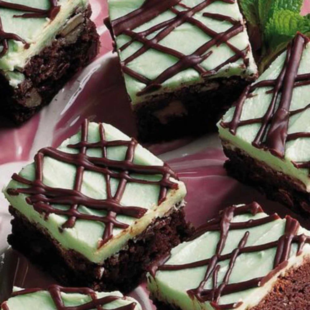 Chocolate Mint Dessert Brownies