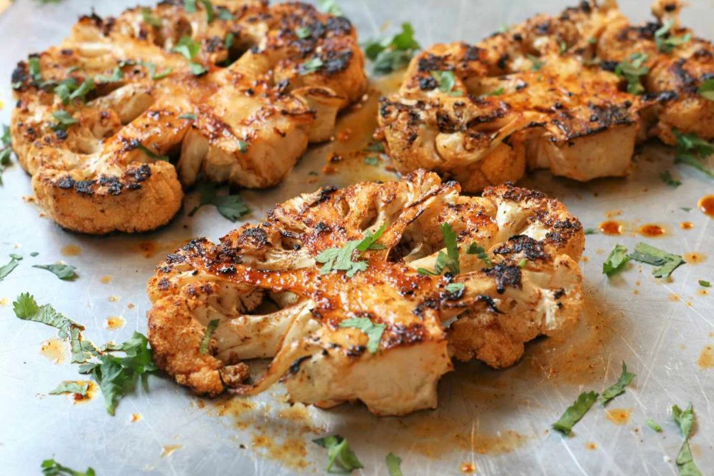 Grilled Cauliflower Steaks