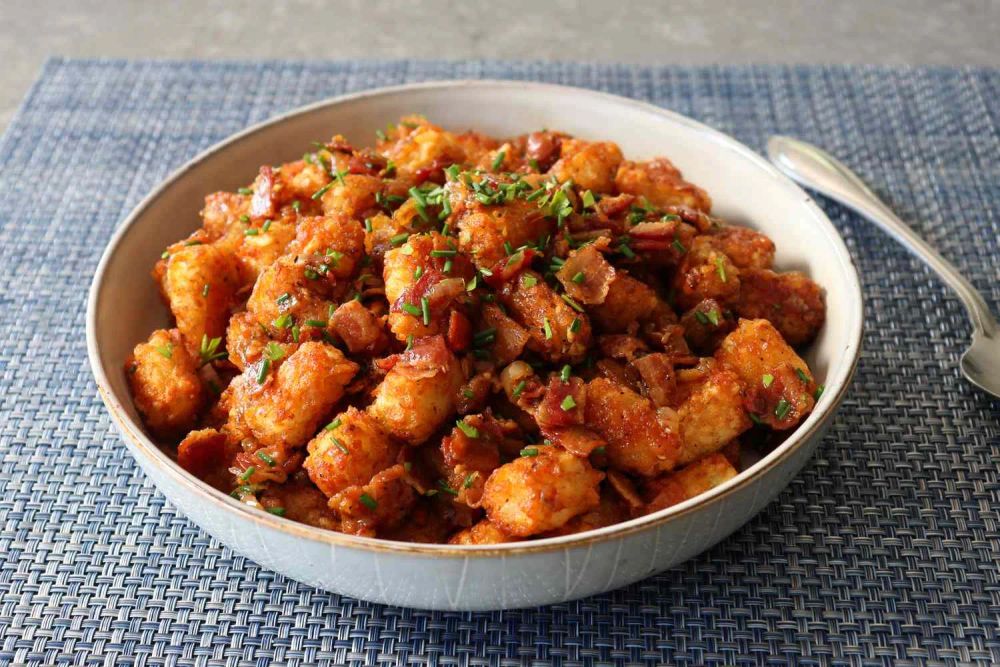 German Tater Tot Potato Salad