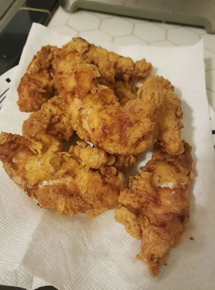 Extra-Crispy Fried Chicken Strips