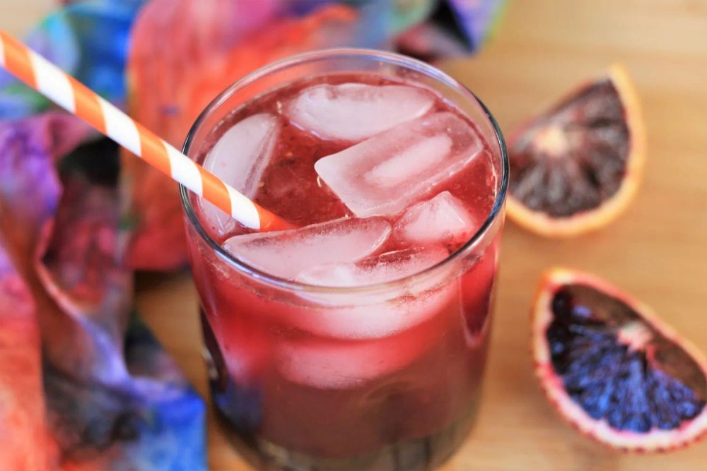 Sparkling Blood Orange Juice