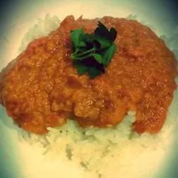 Vegetarian Red Lentil Coconut Curry