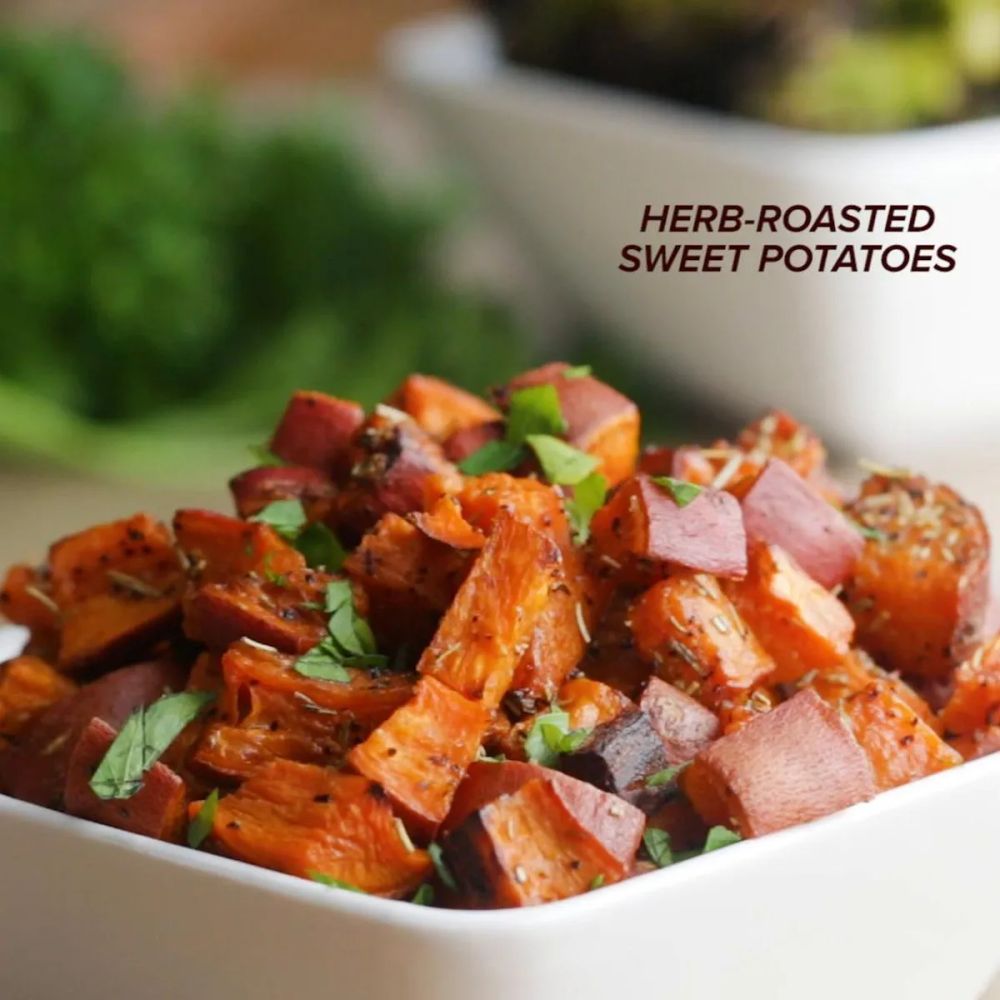 Rosemary Roasted Sweet Potatoes