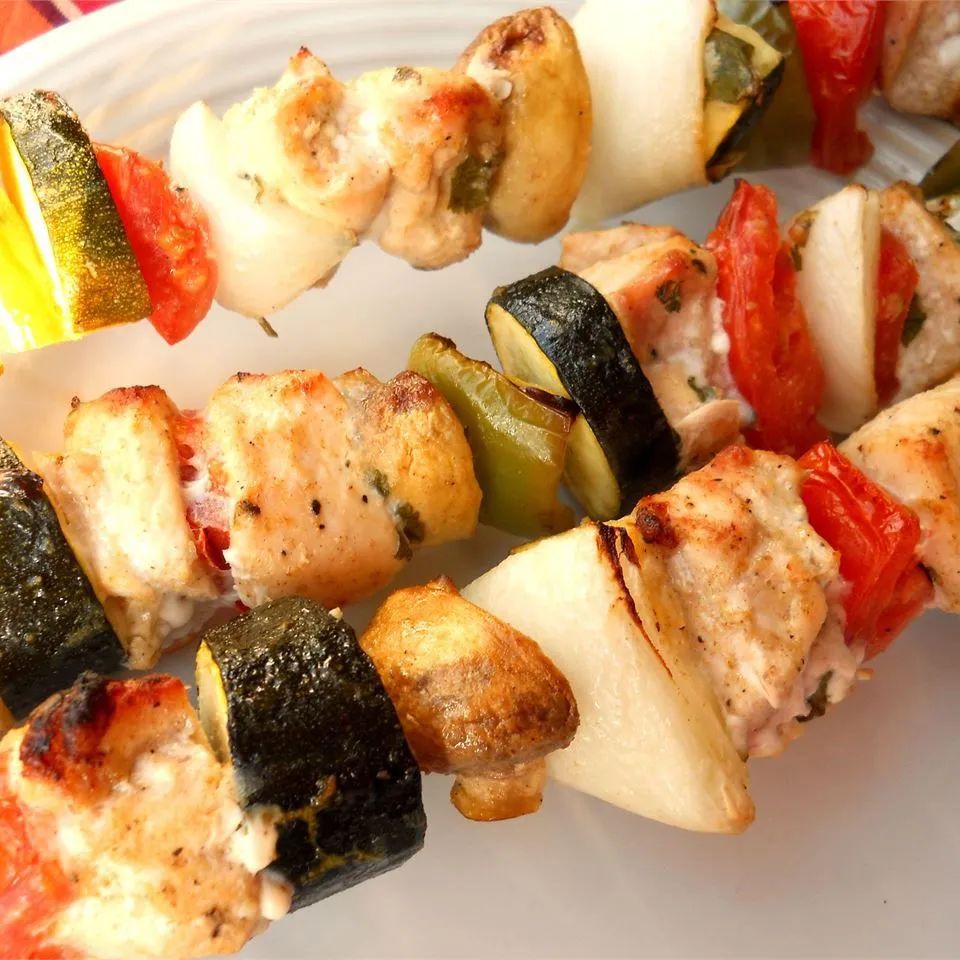 Chicken Kabobs Mexicana