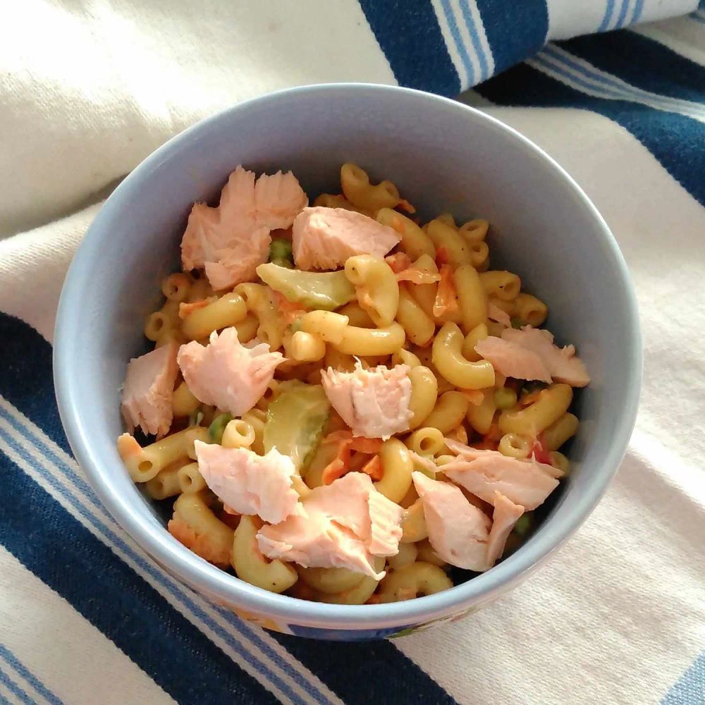 Creamy Salmon Pasta Salad