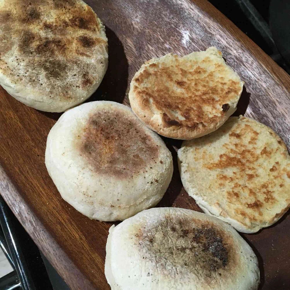 Sourdough English Muffins