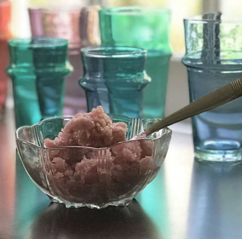 Simple Fruit Juice Granita